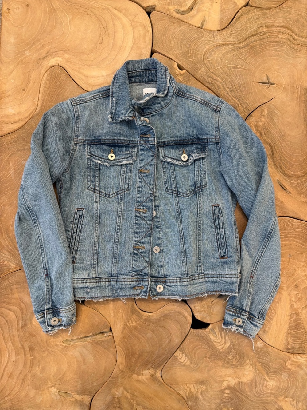 Zara womens denim jacket size S